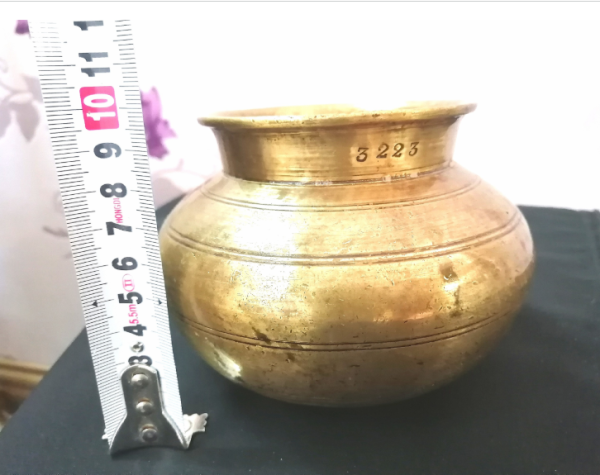 دخل قدیمی برنجی باشماره خارجی دهه30 - تصویر 3