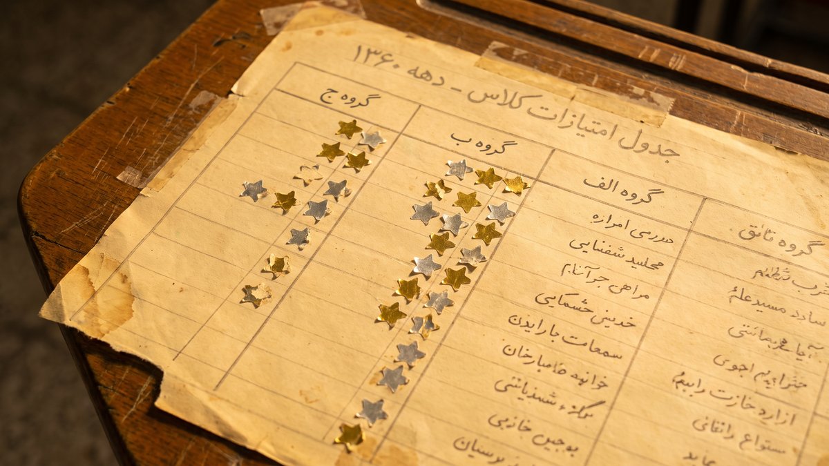 کارت امتیاز گروهی در مدرسه دهه ۶۰
